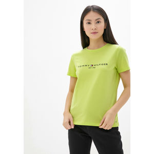 Tommy Hilfiger dámské fosforové tričko - S (ZQF)